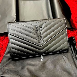 YSL CASSANDRE CHAIN WALLET BRAND NEW